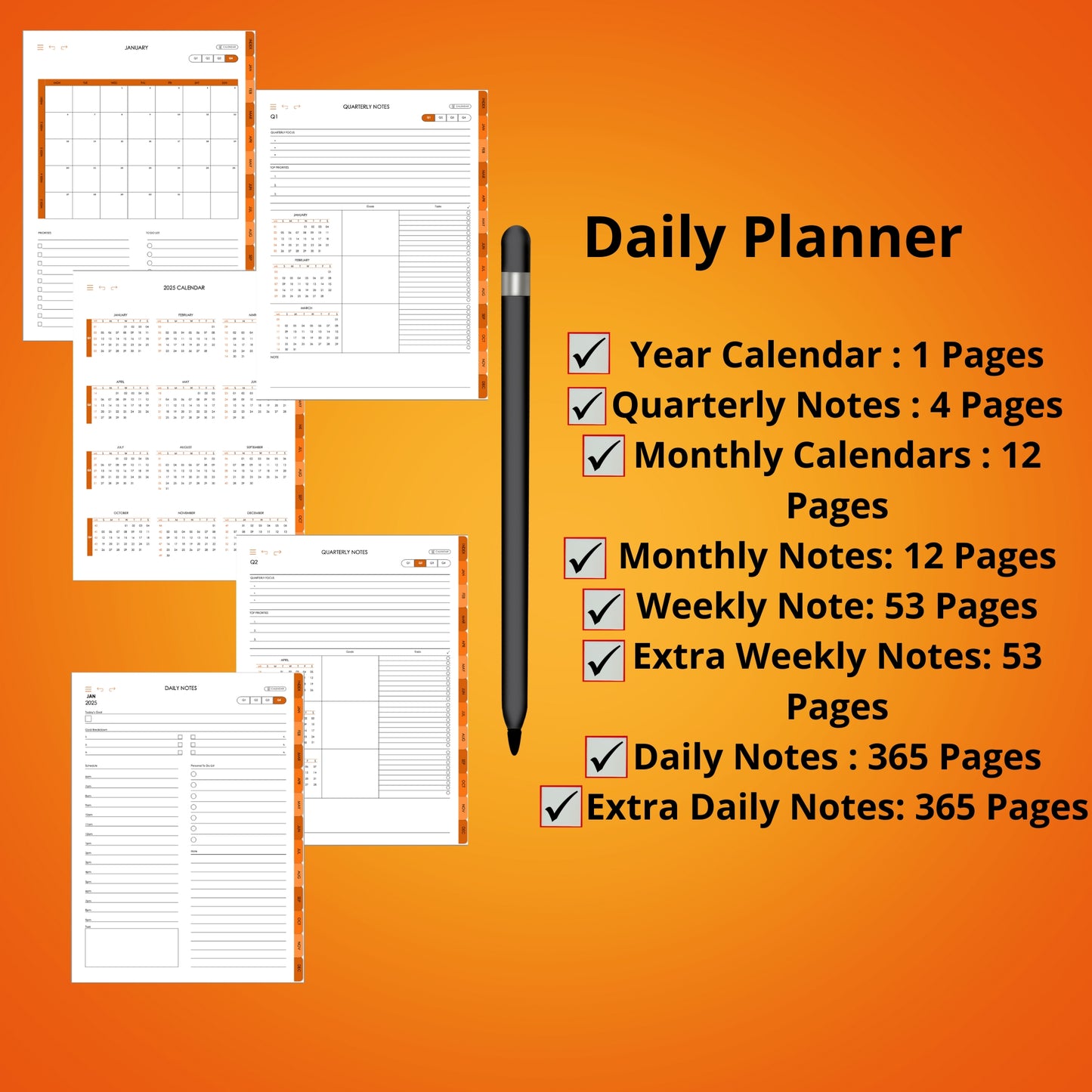 The All-in-One Digital & Printable Planner Kit – 3,600+ Pages