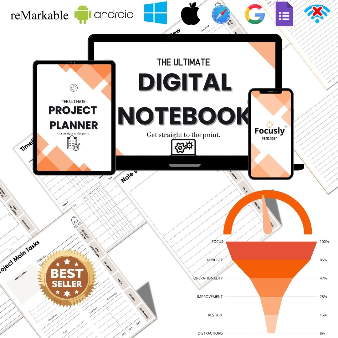 Take Control of Your Life: Digital Planner + App That Keeps You on Track